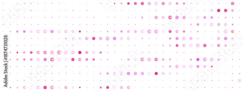 Colorful Abstract Patterns of Dots in Random Arrangement for Modern Art Enthusiasts and Interior Design