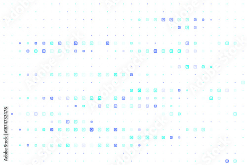 Abstract Digital Art with Colorful Pixel Patterns and Geometric Design for Modern Decor