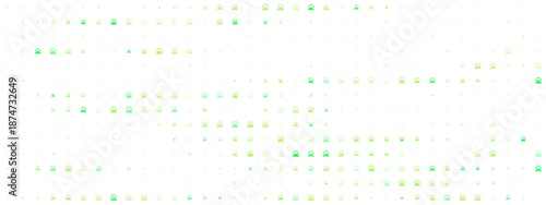 Digital Abstract Background with Bright Green Dots and Light Patterns for Creative Projects