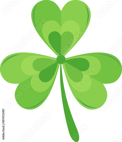 St Patrick's Day Shamrock Leaf Decoration
