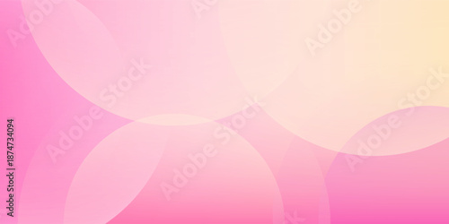 Soft Pink Abstract Background With Circular Light Orbs And Gentle Gradient for Design