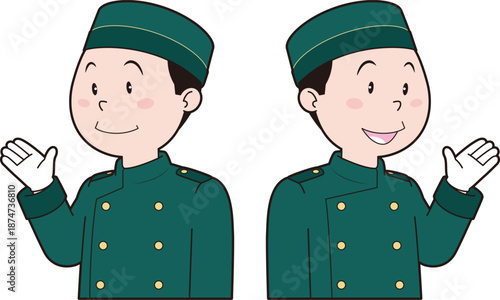 男性ホテルマン