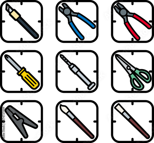 模型作成ツールアイコン②