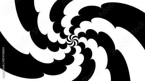 sky, scenic, atmosphere, 4k, seamless, looping, spiral, optical, illusion, background, set, black and white, pattern, geometric, tunnel, hypnotic, psychedelic, bg, vertical, rotation, spinning