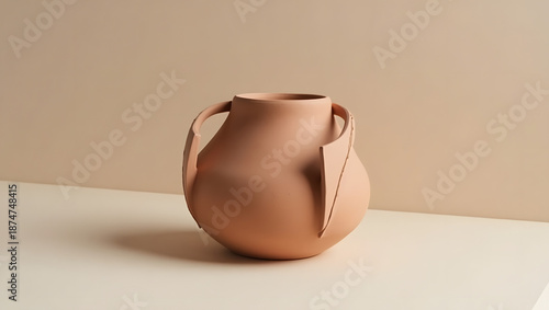 Clay Pottery Still Life