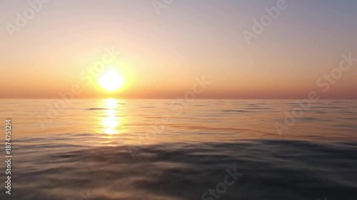 Underwater Sun Rays Submerged, static shot showing shafts of sunlight piercing the water surface and reflecting on the sandy seabed. summer ocean reflections