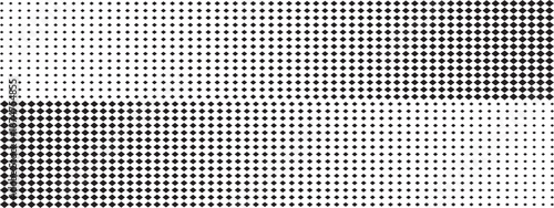 Repeating dimond shapes pattern. Rhombus background with gradient halftone effect. Simple geometric mosaic texture. Rhombic print. Minimalistic design. Vector graphic illustration