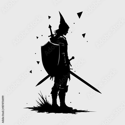 black and white link vector 14.eps