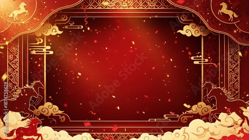 Celebrate Chinese New Year 2026 – Auspicious Red & Golden Decorations for the Year of the Horse 2026