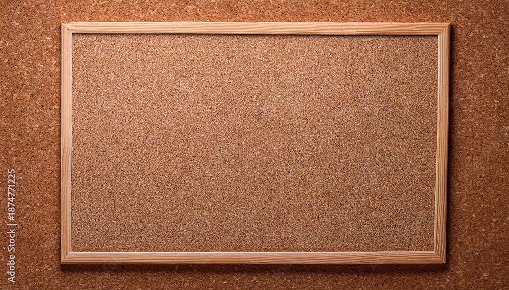 Fototapeta premium Leere Pinnwand Corkboard