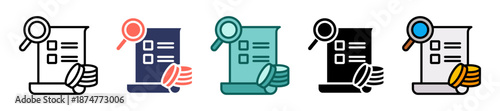 Financial Audit multiple icon