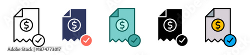 Invoice multiple icon