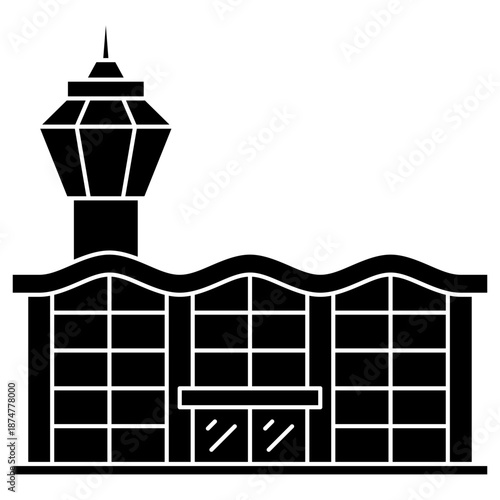 airport illustration 