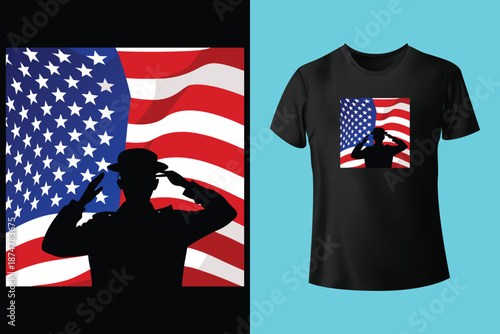 Memorial day t shirt design illustrator