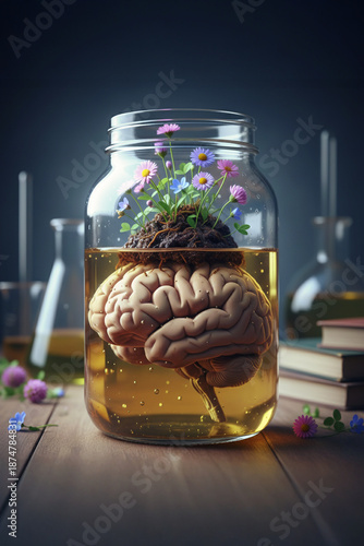 Brain Metamorphosis: A Visual Allegory