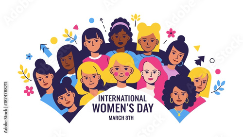 Celebrating International Women's Day on March 8th with a Diverse Group of Women