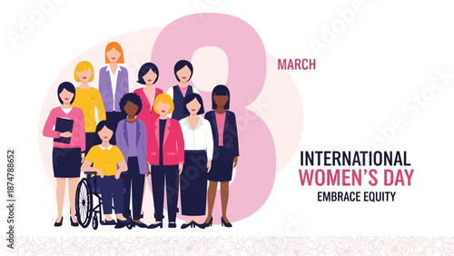 Celebrating International Women's Day A Diverse Group of Women Gather to Embrace Equity on March 8th