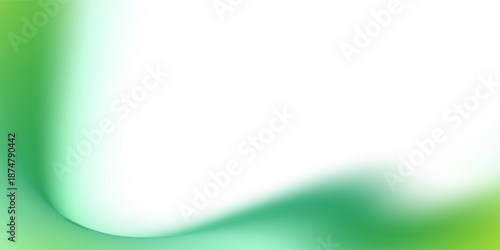 Landscape with design green mountains. Mountainous terrain. Abstract nature gradient pattern modern art neutral