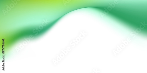 Landscape with design green mountains. Mountainous terrain. Abstract nature gradient