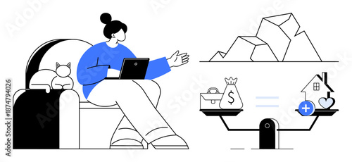 Financial decision-making. Balancing wealth, investments, and life priorities for better budget planning. Financial decision-making supports achieving equilibrium in personal and professional life