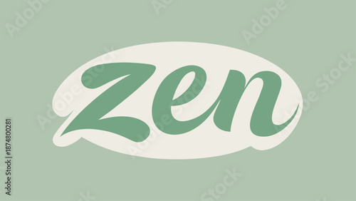 A serene and peaceful vector illustration for a calming atmosphere, perfect for designs needing a touch of zen.