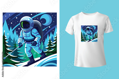 Ride till you die. Vector retro badge. Concept for shirt, print, seal or stamp with ski glasses, skull skeleton. Family vacation, activity or travel. For logo design, patches 