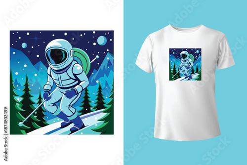 Ride till you die. Vector retro badge. Concept for shirt, print, seal or stamp with ski glasses, skull skeleton. Family vacation, activity or travel. For logo design, patches 