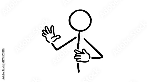 Hand holding a magnifying glass spoon tool as an optical lens icon for business search and discovery research