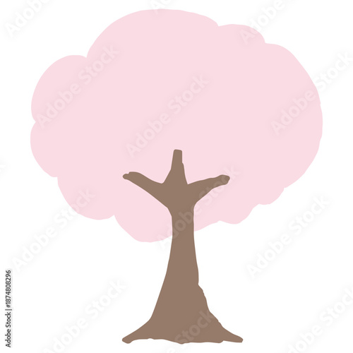 ふんわり春色 卒園・入園シリーズ｜やさしい桜の木イラスト素材
Soft Spring Pastel Graduation & Entrance Series – Cherry Blossom Tree Illustration