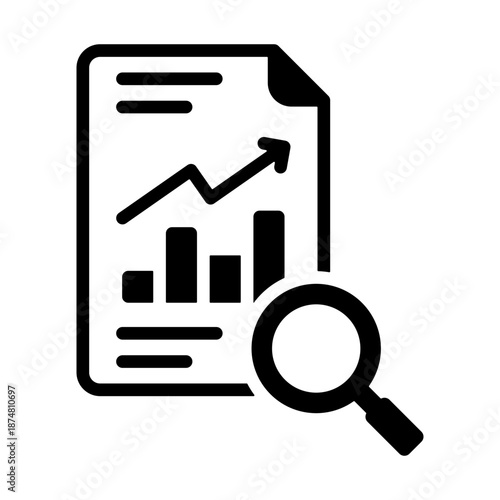 Annual Review Icon - Solid Black