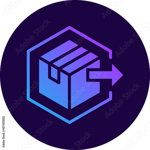 Import product icon for gross domestic product (GDP), business, website, application, printing, document, poster design, etc