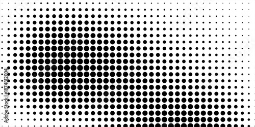 Abstract halftone dotted background. Monochrome grunge pattern with dot and circles.  Vector modern pop art texture for posters, sites, business cards, cover, postcards, labels, stickers layout.