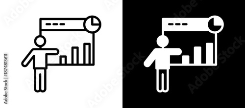 Interpretation whiteblack icon