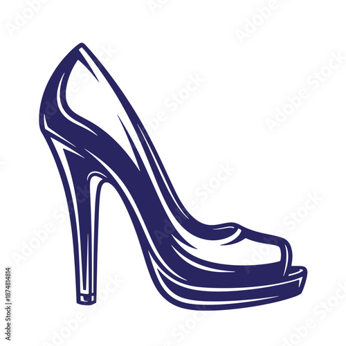 elegant highheeled shoe design for fashion and style inspiration
