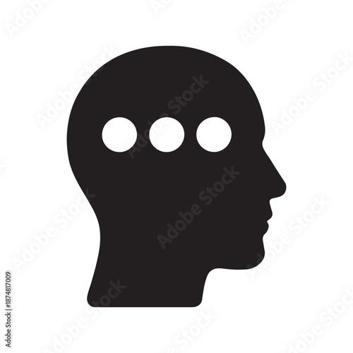 human head silhouette