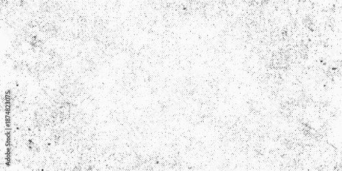 Abstract vector noise. Small particles of debris and dust. Distressed uneven background. Grunge texture overlay with rough and fine grains isolated on white background