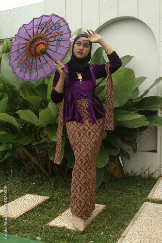 javanese woman in traditional costume