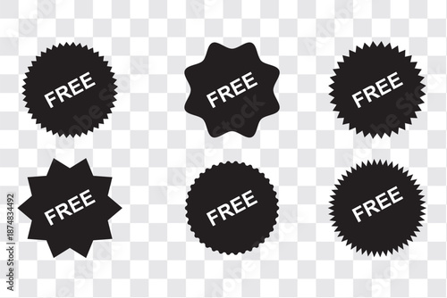 Fresh new product stickers in multiple colors to grab your customer's attention,New badge icon set isolated on white background, vector illustration in different colors