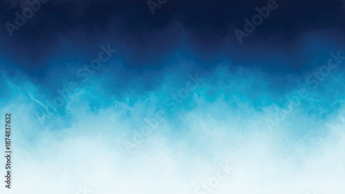 A blue and white cloudy sky with a dark blue background