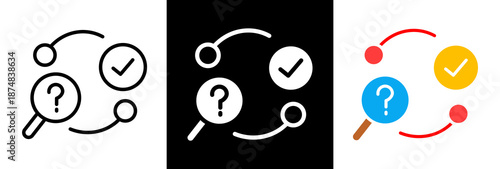 Problem Solving triple icon