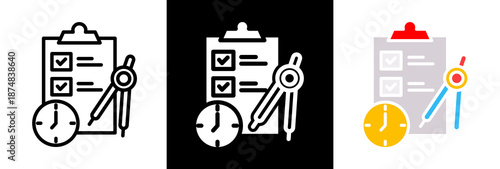 Planning triple icon