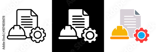 Project Management triple icon