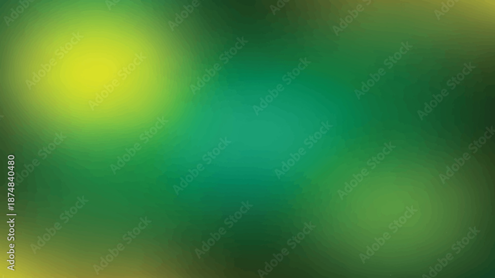 Fototapeta premium Vibrant green and yellow blur