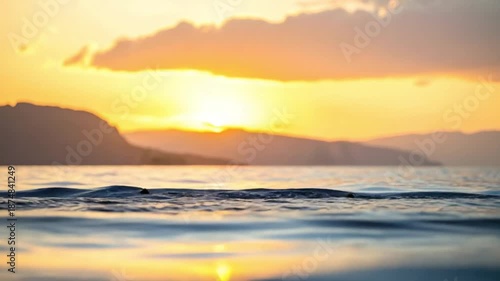 Wallpaper Mural Majestic Humpback Whale Tail at Sunset in Serene Ocean Waters Torontodigital.ca