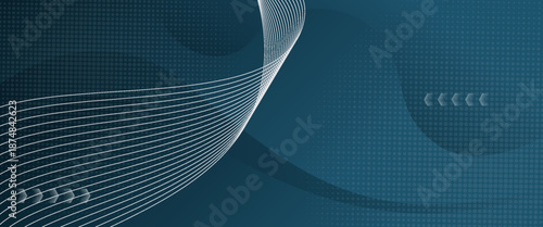 Abstract Green Fluid Banner Template. Modern background design. gradient color. Dynamic Waves. Liquid shapes composition. Fit for banners