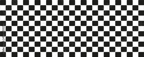 Racing flag grunge design of vector car race sport, auto rally and motocross