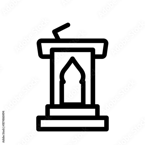Pulpit (Mimbar) Icon