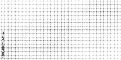 Black polka dots seamless pattern on white background. Halftone minimalist abstract wall in diagonal lines.