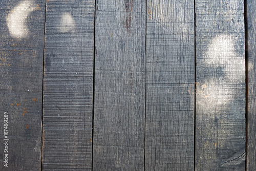 Vertical Weathered Wooden Planks with Natural Grain