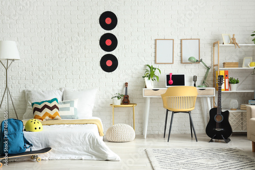 Interior of teenager's room...